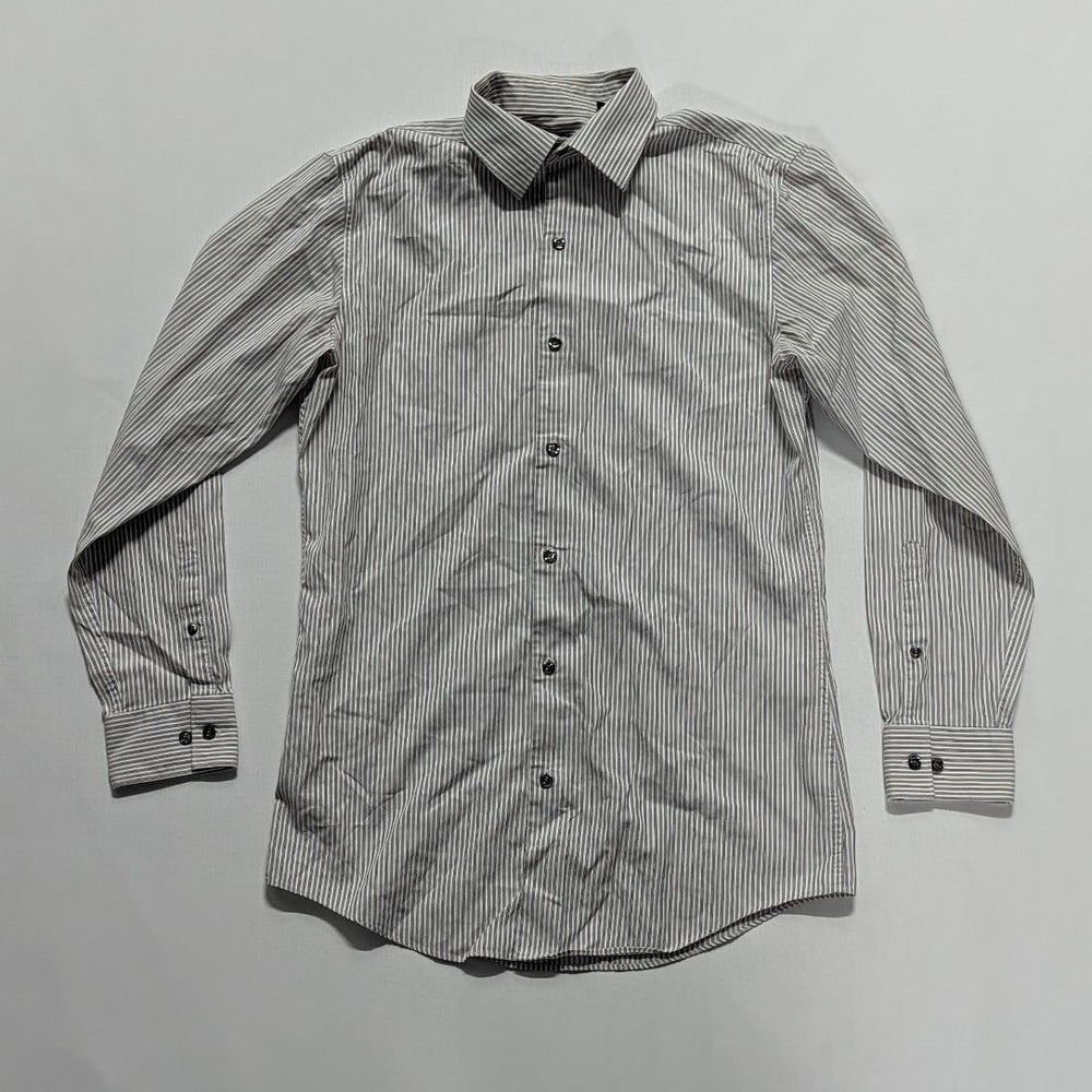 Marc Anthony Slim Fit 15 (32-33) 100% cotton button front shirt